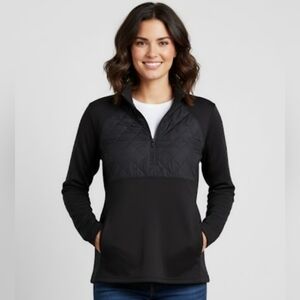 NEW! Avia Black 1/3 zip Pullover Jacket